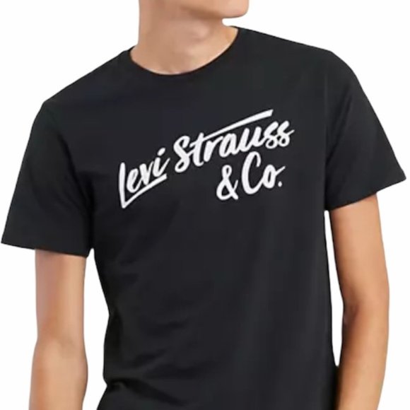 Levi's Other - Levi's Logo Graphic Tee Black w/White Lettering Big Men's Size 3XL